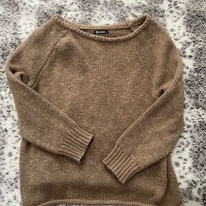 Cozy Brown Crew Neck Sweater